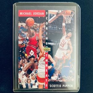 🏀 Jordan Pippen 1992 Duo Basketball Card
